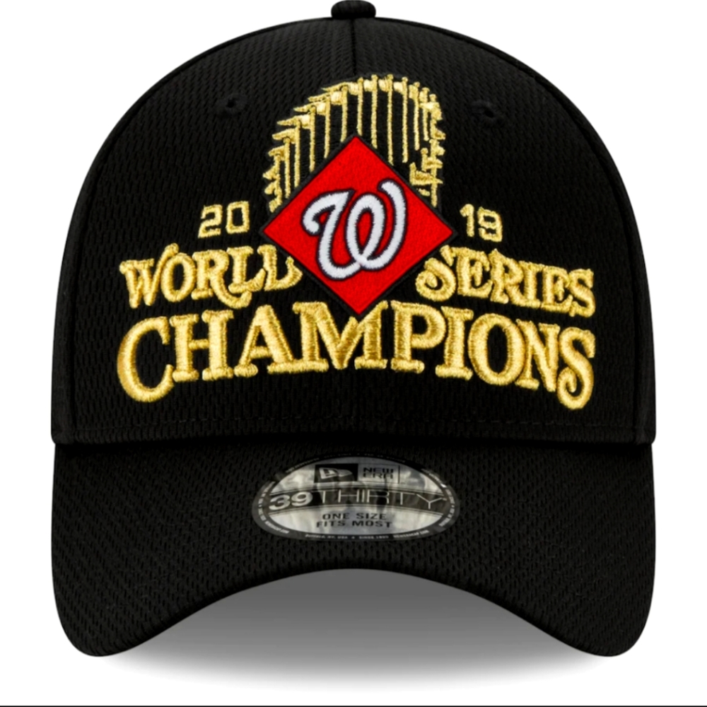 Nationals 2019 WS Champions Hat New Era Black OS